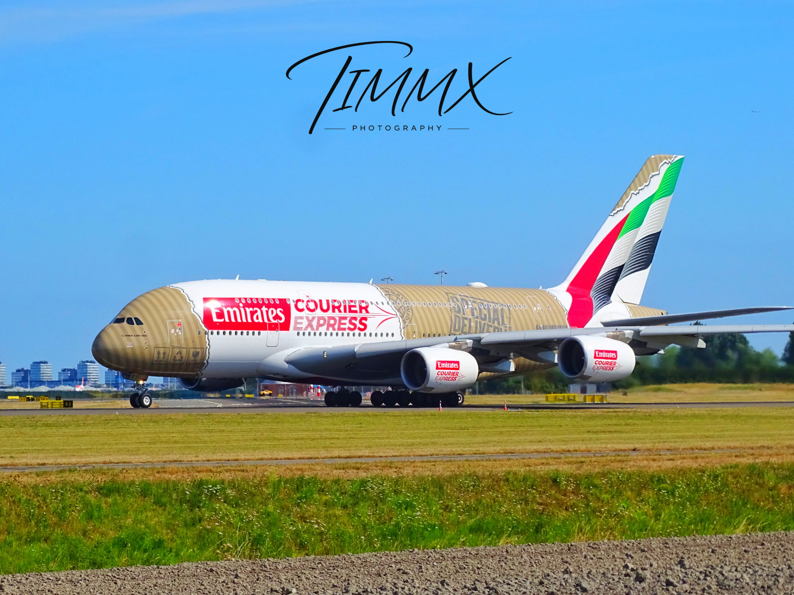 Aircraft at an airport